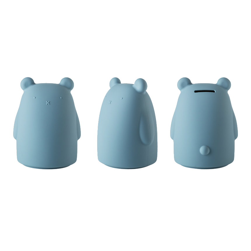 Копилка LUKNO &quot;Медвежонок&quot;, голубой