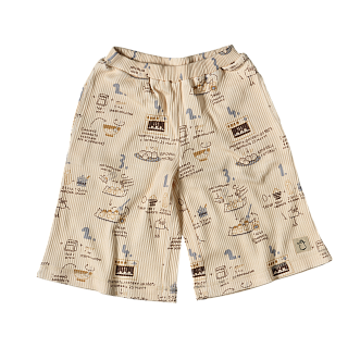 Кюлоты с принтом булочки