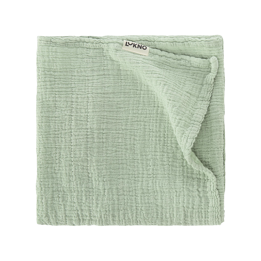 Набор муслиновых пеленок LUKNO, белая ива/лавровый лист