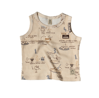 Майка принт булочки