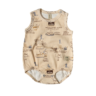 Боди-майка oversize принт булочки