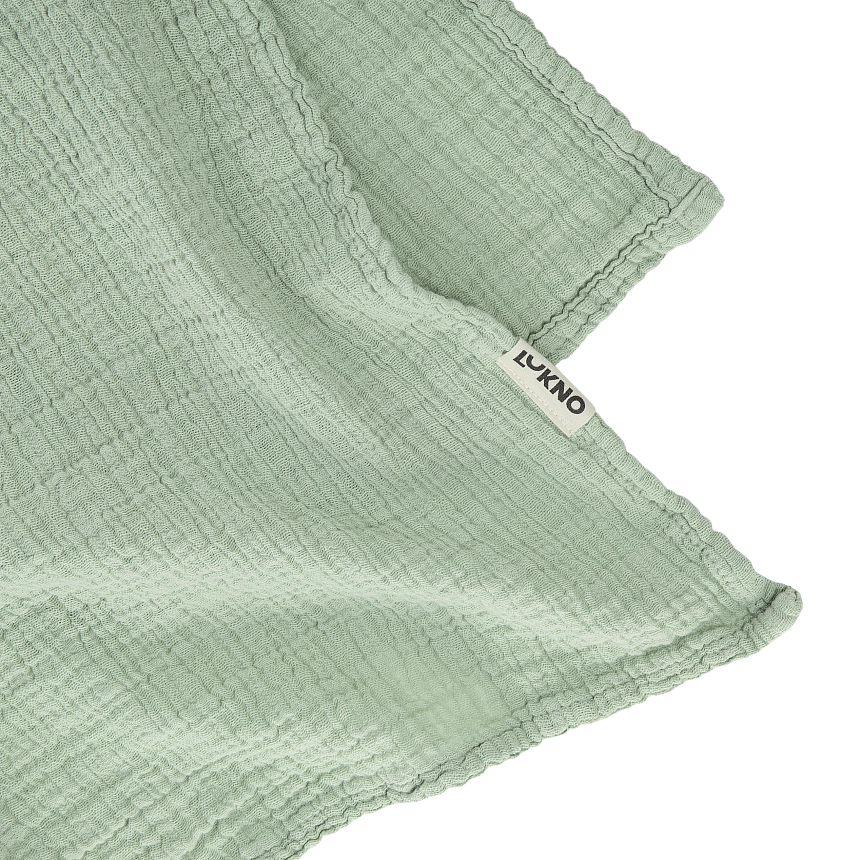 Набор муслиновых пеленок LUKNO, белая ива/лавровый лист