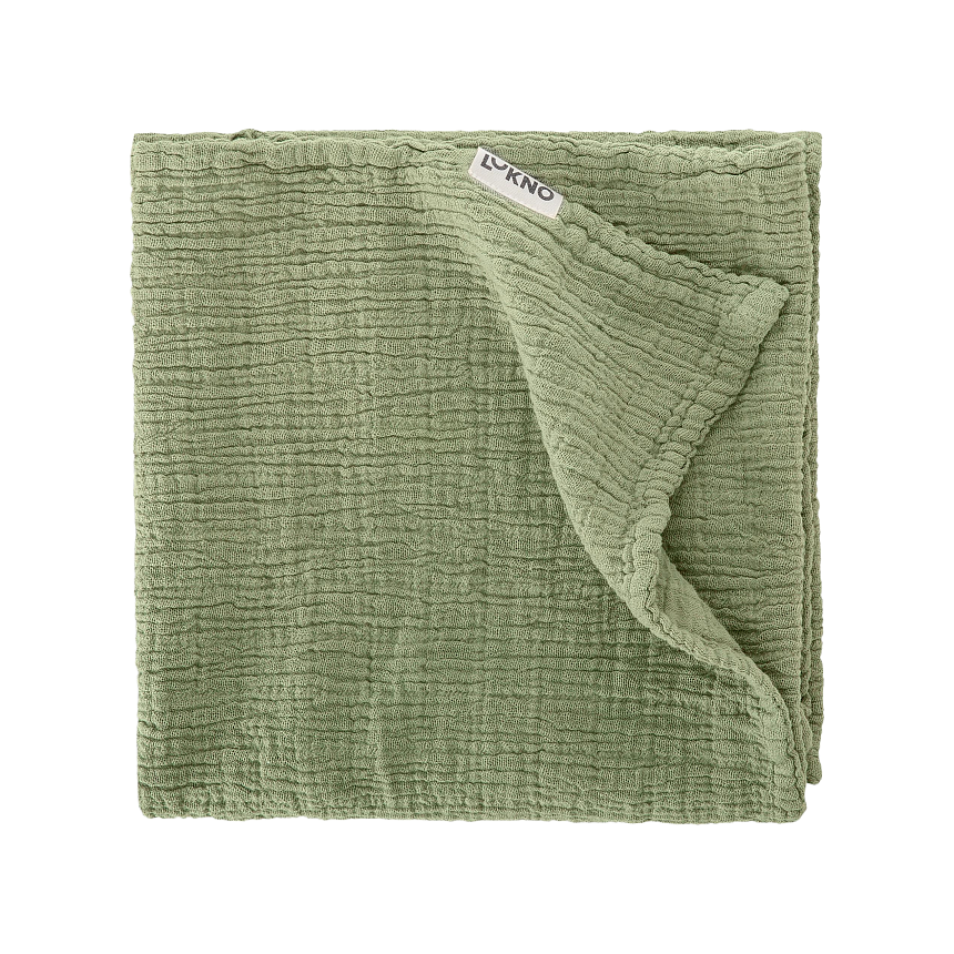 Набор муслиновых пеленок LUKNO, белая ива/лавровый лист