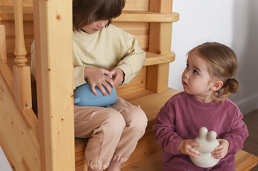 Копилка LUKNO &quot;Медвежонок&quot;, голубой