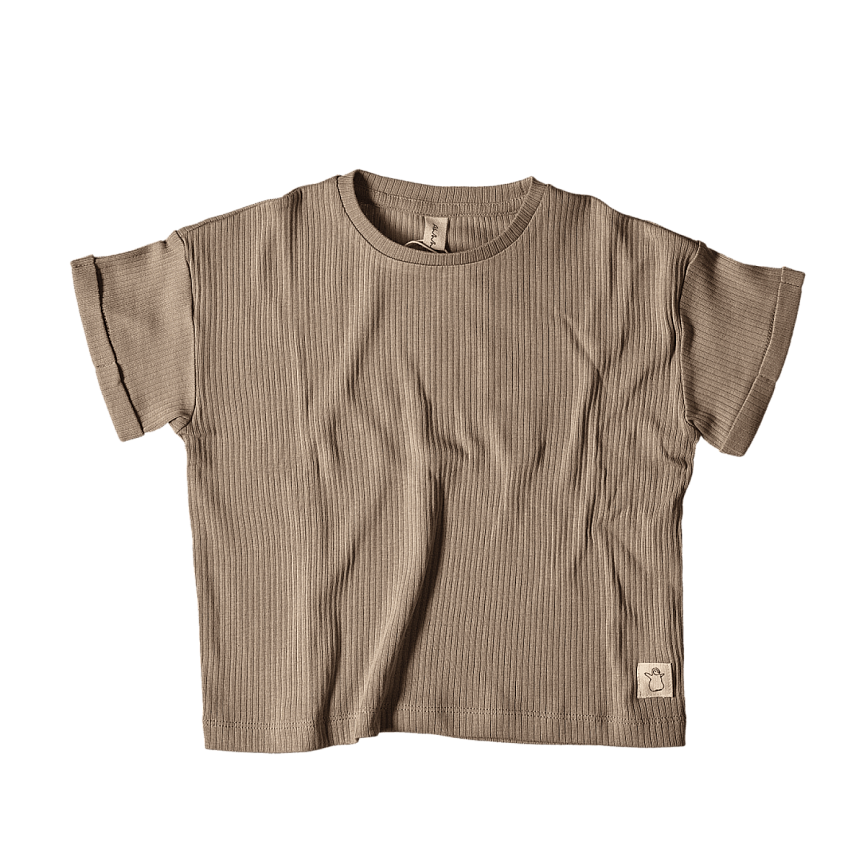 Футболка в рубчик oversize халва