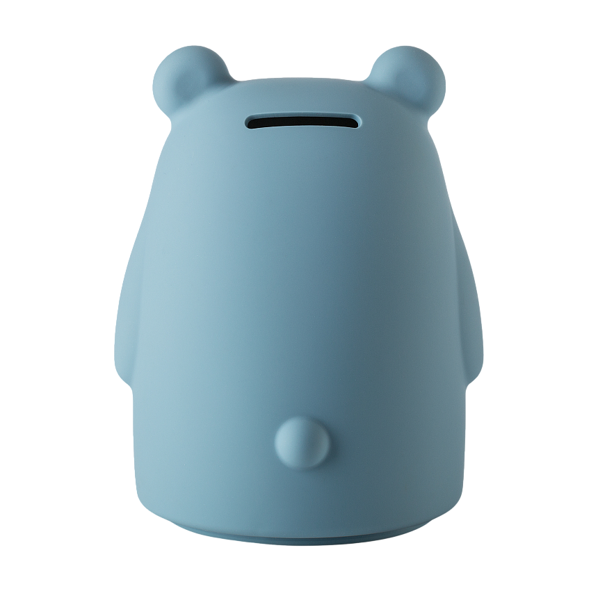 Копилка LUKNO &quot;Медвежонок&quot;, голубой